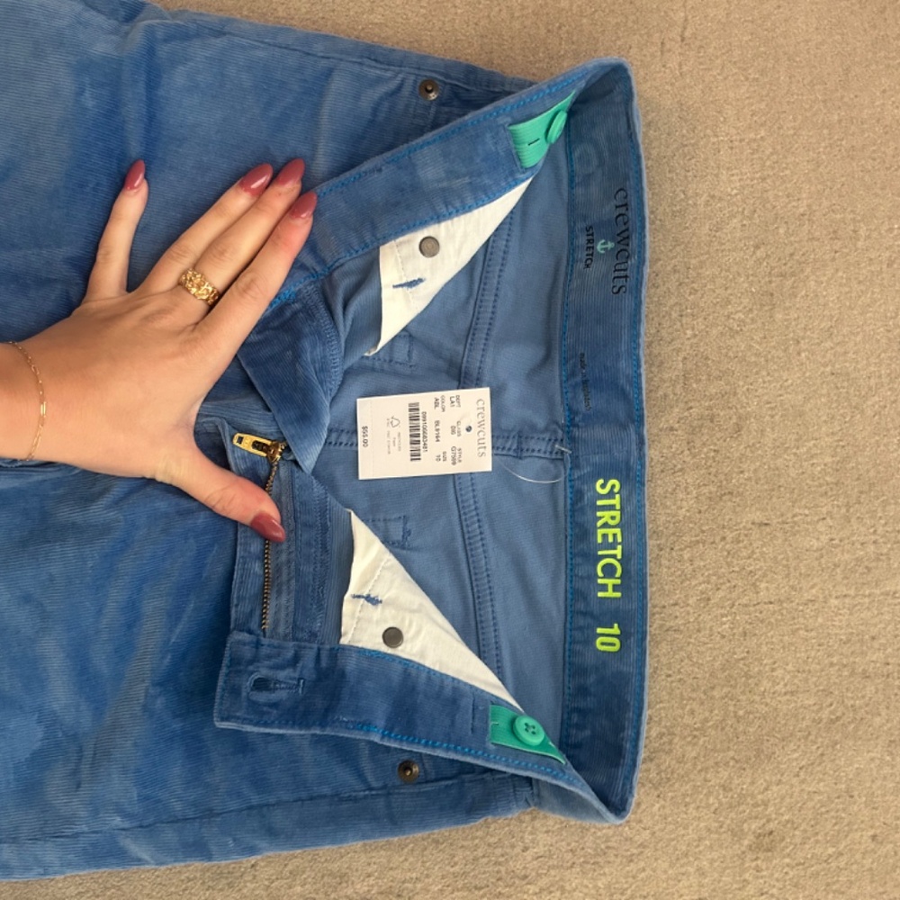 Corduroy straight leg pants - Picture 6 of 16